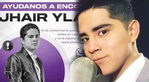 Desaparece Jhair Ylanzo, exvocalista de 'Caribeños de Guadalupe', tras show en Cajamarca.