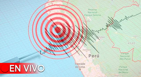 Conoce EN VIVO los temblores que ocurren en el Perú, según IGP.