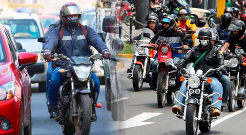 Cambios están relacionados con la matrícula de la motocicleta, señala el MTC.