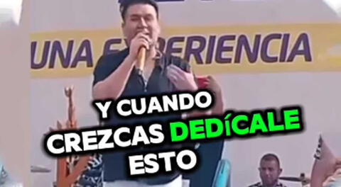 Deyvis Orosco lanza INDIGNANTE consejo a menores de edad en pleno concierto.