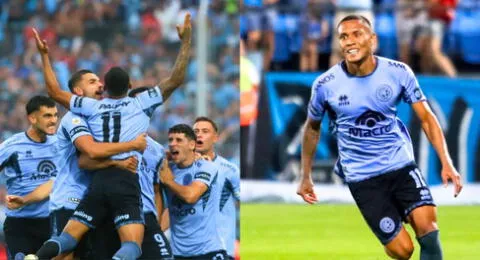 Bryan Reyna anota un golazo de 'tijera' con Belgrano y logra empatar.