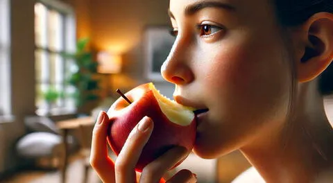 Los beneficios de comer manzana en ayudas.