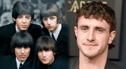 Reparto de actores de la biopic de The Beatles.