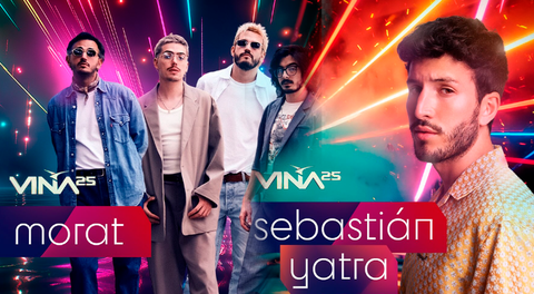 Viña del Mar 2025 trae grandes artistas. Por primera vez se presentará Morat.