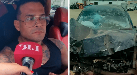 Christian Domínguez se mostró indignado por las noticias falsas en relación al accidente de la Gran Orquesta.