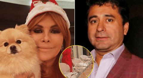 Magaly Medina pasó la Navidad sin la compañía de Alfredo Zambrano.