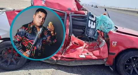 Reconocido vocalista de cumbia sufre grave accidente de tránsito en Chimbote a horas del Año Nuevo