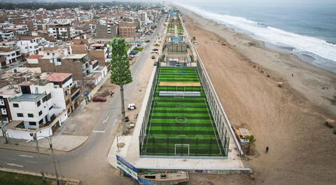El nuevo malecón Los Cedros en Chorrillos, un espacio que estuvo abandonado durante años, se transforma en un vibrante centro para la práctica de múltiples deportes frente al mar.