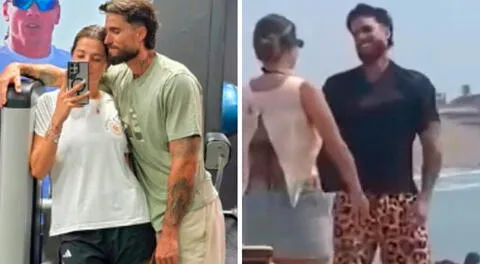 Gino Assereto y ‘Majo con Sabor’ gritan su amor y se dejan ver románticos en la playa juntos
