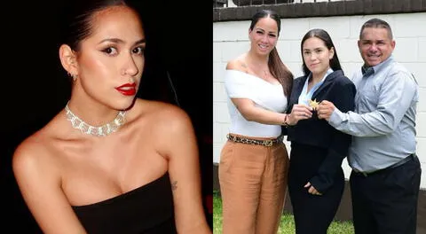 Gianella Marquina reveló que sus padres se reunieron para su colegiatura.