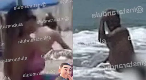 Filtran video de Jefferson Farfán disfrutando de un día de playa con ¿Xiomy Kanashiro?