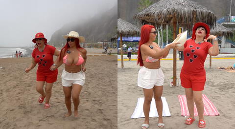 "Tiburón Blanco" hace correr a Susy  y Deysi