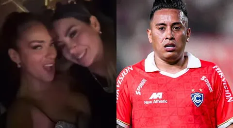 Shirley Arica y Christian Cueva se reencontraron en discoteca.