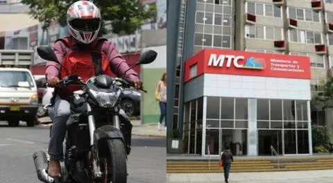 Conducir una moto sin licencia puede resultar en una multa de S/ 2.150, la retención del vehículo y una inhabilitación de tres años, según MTC.