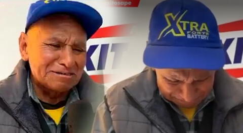Adulto mayor pide ayuda para lograr la meta de S/50 mil para la operación de su esposa.
