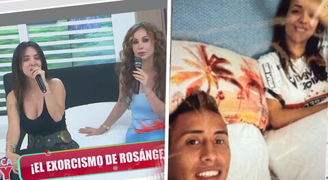 Rosángela Espinoza enfurece EN VIVO al hablar sobre su foto con Christian Cueva y 'América Hoy' RECREA cama