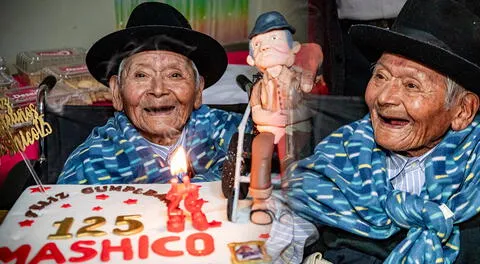 'Mashico' cumple 125 años en compañía de su familia y de Pensión 65.