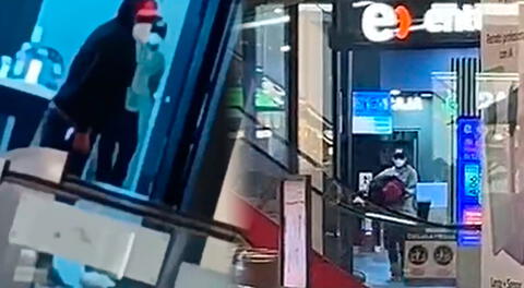 Mega plaza de Los Olivos: Criminales ingresan fuertemente armados a tienda de ENTEL y reducen a personal