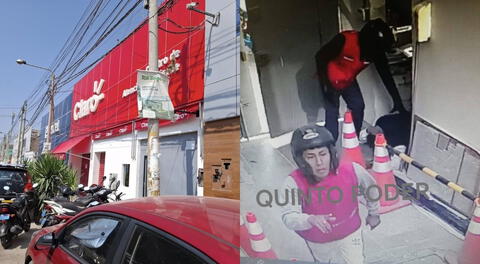 Según información preliminar, tres extranjeros perpetraron un asalto en la agencia de ventas de Claro, en la calle San Martín de Ica.