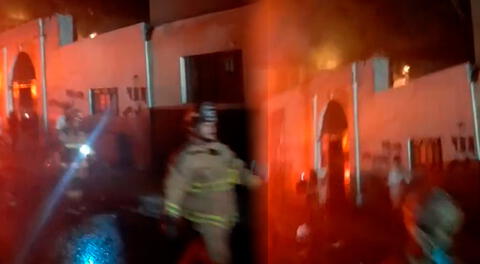 Incendio consume almacén en Barrios Altos: Bomberos luchan contra siniestro iniciado por fuga de gas