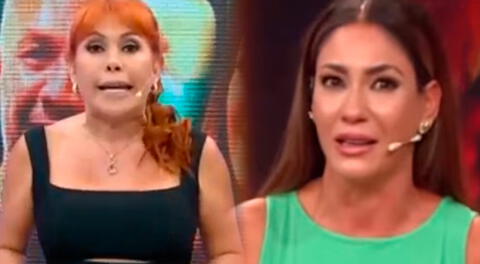 Magaly Medina le recuerda a Tilsa Lozano infidelidad con el Loco Vargas tras llorar en TV