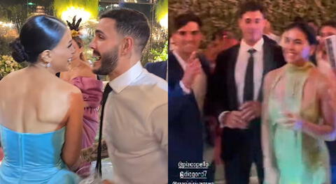 Onelia Molina y Mario Irivarren asistieron a la boda de Alejandra Baigorria y Said Palao.