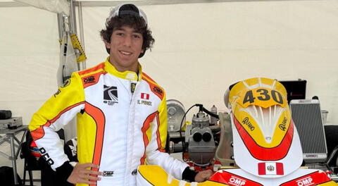 Evald Pérez destacó en su debut en el FIA Karting Academy Trophy
