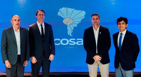 La COSAT entrega premio al Perú por su “Excelencia en el Desarrollo del Tenis”