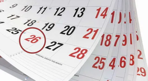 Conoce quiénes podrán descansar este 26 de mayo en Perú.