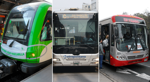 Paro de transportistas y cambios en el Metropolitano, Metro de Lima y más.