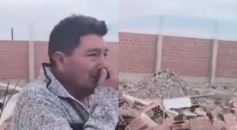 Padre de familia denunció a su propia de destruir su casa por cobrar anticipadamente la herencia en Arequipa.