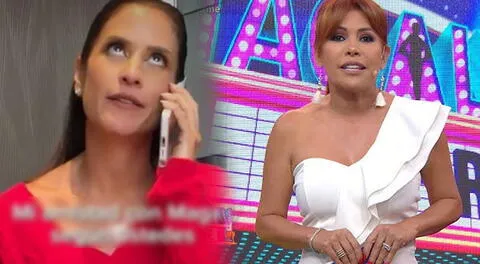 Difunden 'conversación' entre María Pía Copello y Magaly Medina 'NEGOCIANDO' temas de 'Magaly TV: La Firme'.