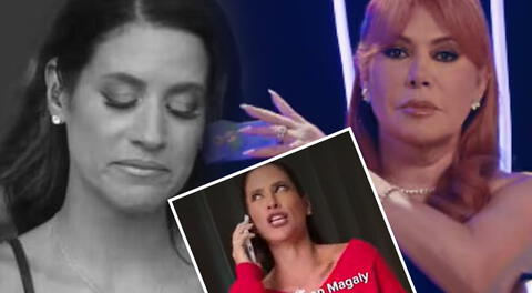 Magaly Medina 'EXPLOTA' contra María Pía Copello tras EXPONERSE llamada privada 'NEGOCIANDO' temas de 'Magaly TV: La Firme'