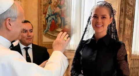 Brunella Horna conoció al papa León XIV.