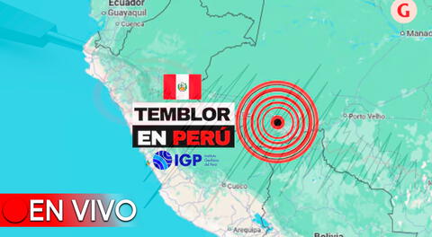 Conoce EN VIVO los temblores que ocurren en el Perú, según IGP.