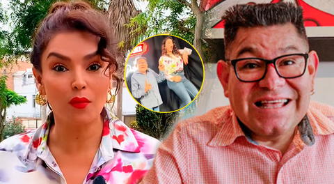 Claudia Portocarrero se luce junto a Dilbert Aguilar.