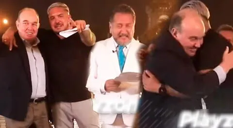 'Loco' Vargas y Rafael López Aliaga sorprenden con encuentro.