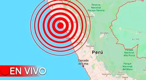 Conoce EN VIVO los temblores que ocurren en el Perú, según IGP.