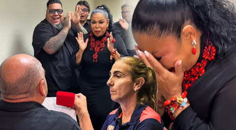 Eva Ayllón es sorprendida con romántica 'PEDIDA DE MANO' tras ser vinculada con Natalia Málaga