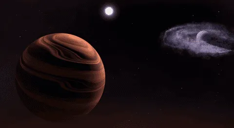 La NASA encuentra un planeta donde llueve arena en lugar de agua.