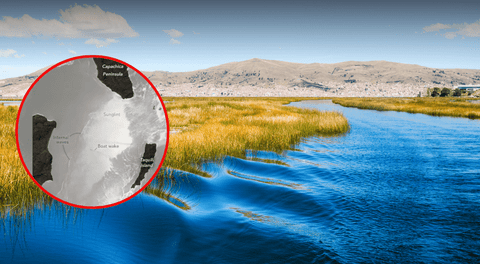 Detección satelital revela cambios hidrometeorológicos en el lago Titicaca.