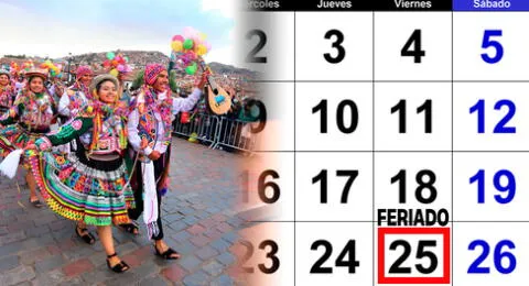 La Convención es la única provincia en el Perú que disfrutará de los feriados del 24 y 25 de julio