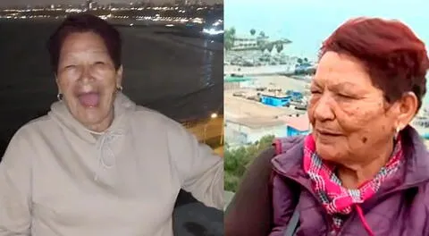 Abuelita que desafió la alerta de tsunami explica su decisión de llevar a su nieto a ver el mar.