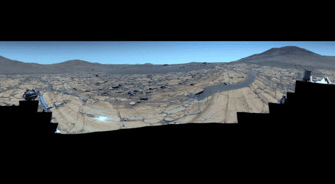 ¿Cielo azul en Marte? El rover Perseverance capta increíble imagen de la atmósfera del planeta rojo.