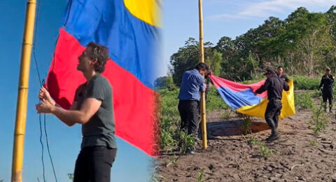 Precandidato a la presidencia de Colombia revela que él puso su bandera en territorio peruano