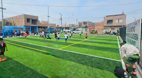 Nuevo complejo deportivo en Ancón transforma zona abandonada por una década