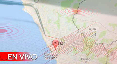 Conoce EN VIVO los temblores que ocurren en el Perú, según IGP.