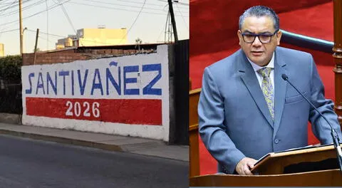 pintas políticas reavivan polémica por posible candidatura de Juan José Santiváñez