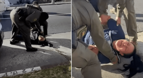 ICE arresta a mujer que se desmaya y no le brindan asistencia médica.