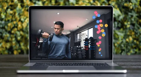 Hacer ejercicio en casa puede ser tan efectivo como en un gimnasio, siempre y cuando se elija un contenido adecuado. Fuente: Pexels.